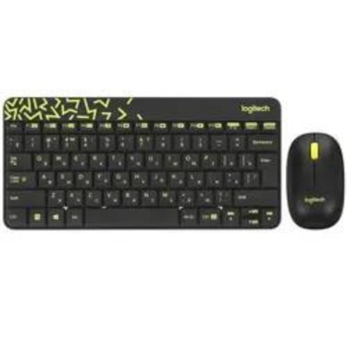Клавиатура+мышь беспроводная Logitech MK240 Nano Black черный