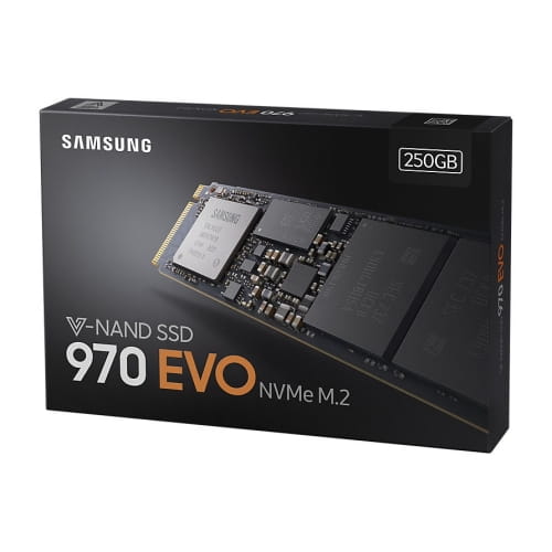 Накопитель SSD M.2 Samsung 970 EVO [MZ-V7E250BW], 250Gb