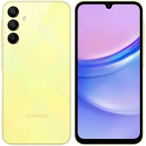 6.5" Смартфон Samsung Galaxy A15 128 ГБ желтый