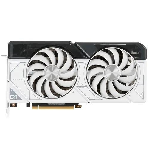 Видеокарта ASUS GeForce RTX 4070 Dual White OC Edition [DUAL-RTX4070-O12G-WHITE]
