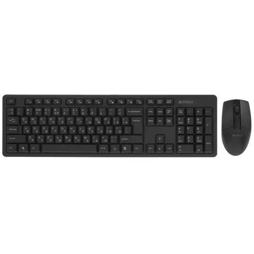 Клавиатура+мышь беспроводная A4Tech 3330N черный