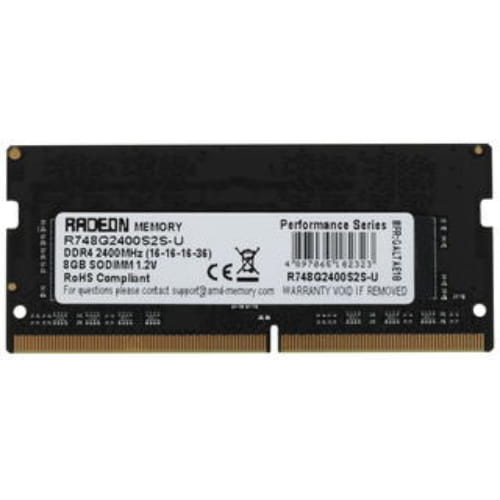 Оперативная память SODIMM AMD Radeon R7 Performance Series [R748G2400S2S-U] 8 ГБ