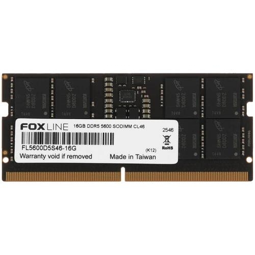 Оперативная память SODIMM Foxline [FL5600D5S46-16G] 16 ГБ