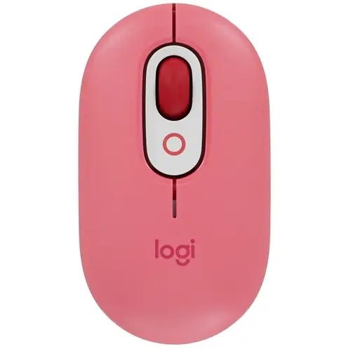 Мышь беспроводная Logitech POP Mouse [910-006419] розовый