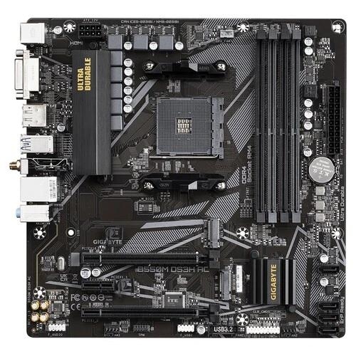 Материнская плата GIGABYTE B550M DS3H AC (rev.1.5/1.6)