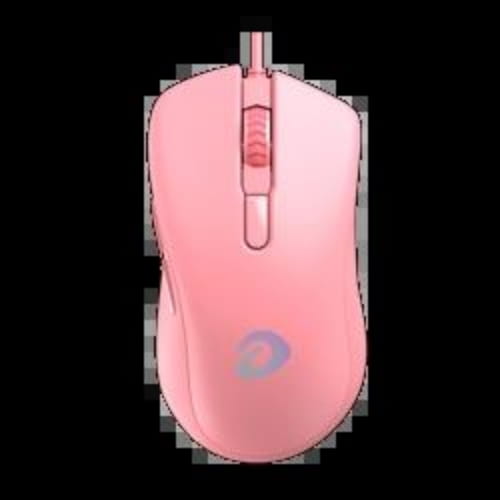 Мышь проводная Dareu EM908 розовый