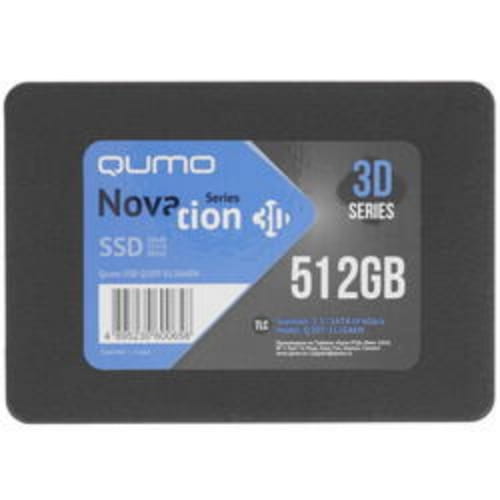 512 ГБ 2.5" SATA накопитель QUMO Novation 3D [Q3DT-512GAEN OEM]