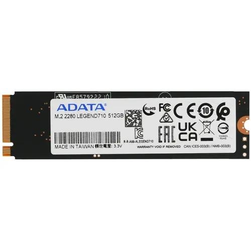 512 ГБ M.2 NVMe накопитель ADATA LEGEND 710 [ALEG-710-512GCS]