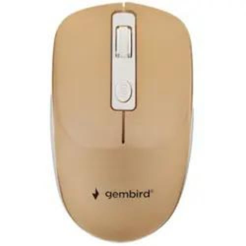 Мышь беспроводная Gembird MUSW-400-G золотистый