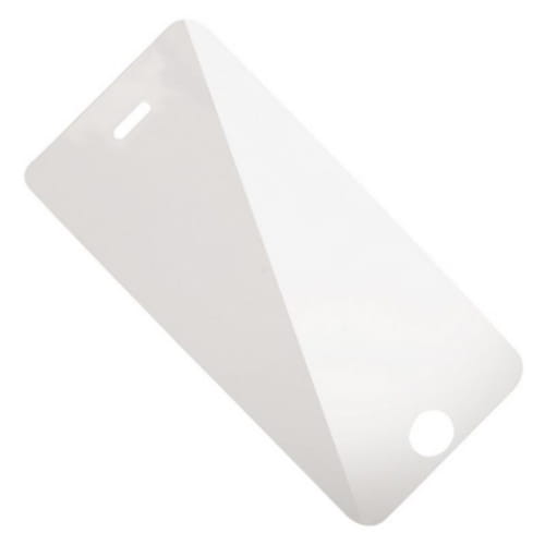 Стекло защитное Aluminium glass для iPhone 6S 4.7", 3D, прозрачное, серебристый