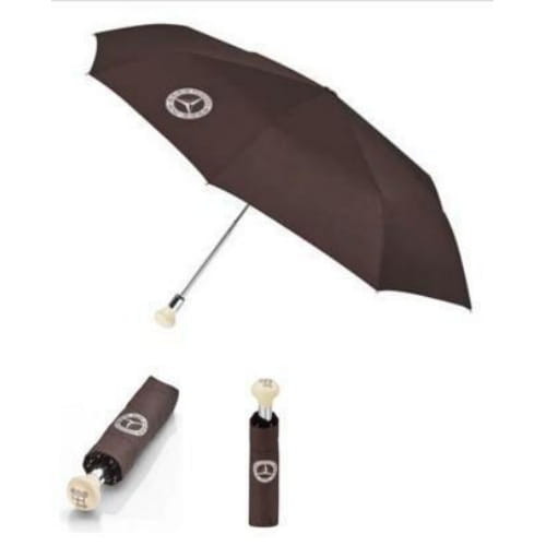 Складной зонт Mercedes 300 SL Compact Umbrella, Brown / Silver, B66041533