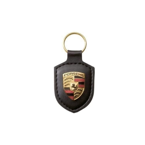 Брелок для ключей с гербом Porsche Crest Keyring, Black, WAP0500900E