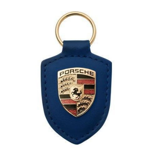 Брелок для ключей с гербом Porsche Crest Keyring, Black, WAP0500900E