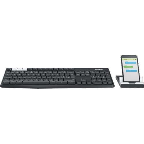 Клавиатура Logitech Keyboard K375s Bluetooth Multi-Device, черный, 920-008184