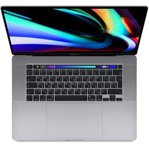 Ноутбук 16" Apple MacBook Pro with Touch Bar: 2.6GHz 6-core 9th-generation Intel Core i7 processor, 512GB SSD, 16GB DDR, Radeon 5300M - Space Gray