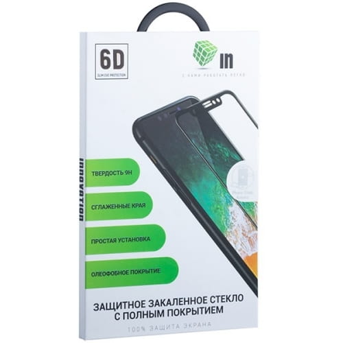 Стекло защитное Innovation 6D для iPhone 11 Pro Max/XS MAX (6.5") Черное 01682