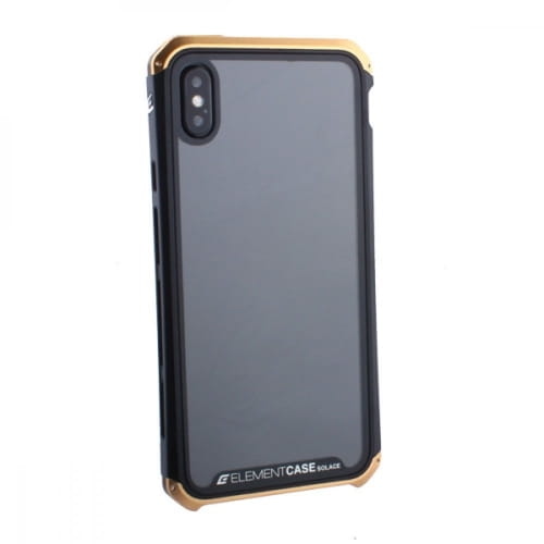 Чехол-накладка Element Case (AL&Pl) для Apple iPhone XS/ X (5.8") Solace Золотистый (золотистый ободок)