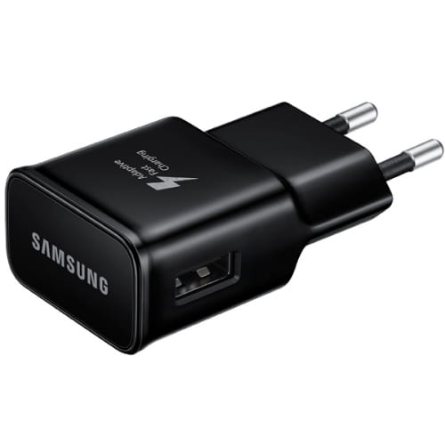 Сетевое зарядное устройство с кабелем Samsung 1 USB 2A+кабель Type C+быстрая зар. (EP-TA20EBE)