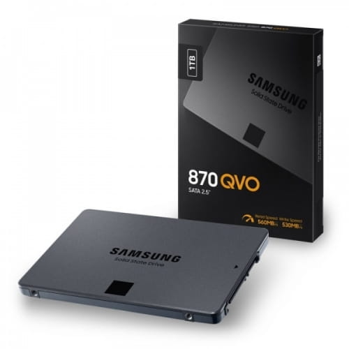 Твердотельный накопитель Samsung 870 QVO 1000 GB MZ-77Q1T0BW