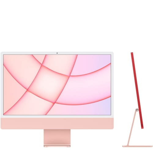 Моноблок 24" Apple iMac with Retina 4.5K display: MGPM3RU/A, Apple M1 chip with 8‑core CPU and 8‑core GPU, 256GB - Pink