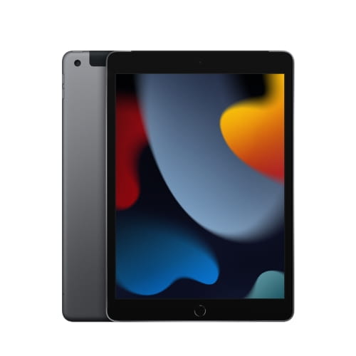 Планшет 10.2" Apple iPad 2021, 64GB Wi-Fi+Cellular, серый космос (space gray)