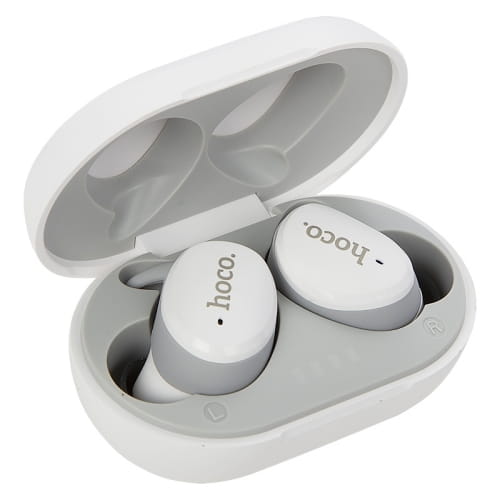 Наушники Bluetooth Hoco ES41 TWS Mini Wireless Headset с зарядным устройством, белый, 06567