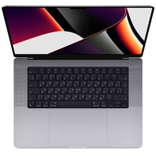 16.2" Ноутбук Apple Macbook Pro Late 2021 (3456×2234, Apple M1 Pro, RAM 16 ГБ, SSD 512 ГБ, Apple graphics 16-core), MK183RU/A, серый космос