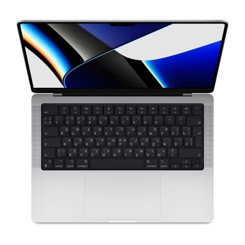 Ноутбук 14" Apple MacBook Pro (2021) MKGR3RU/A, Apple M1 Pro, 16Gb, 512GB SSD - серебристый (silver)