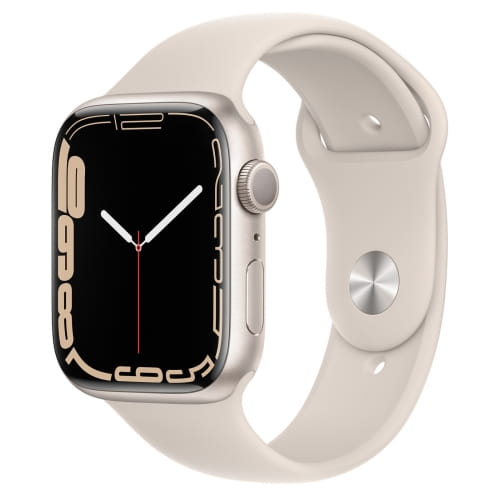 Умные часы Apple Watch Series 7 45mm Aluminium with Sport Band RU, сияющая звезда