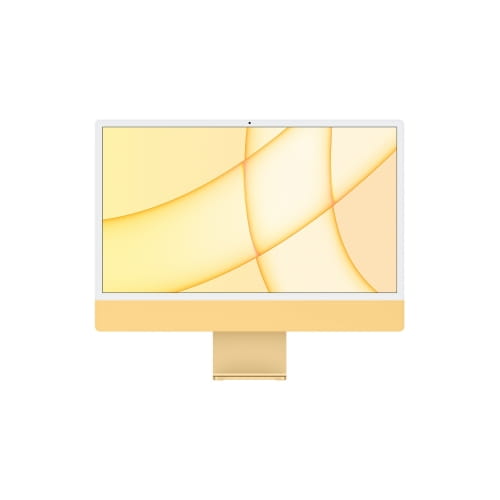 Моноблок 24" Apple iMac (2021) MGPF3, Apple M1 8-Core, 8Gb, 256GB, желтый (yellow)