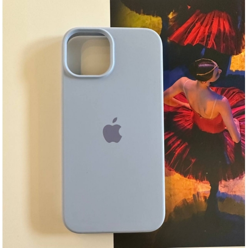Чехол для iPhone 14 , Ледяной, силиконовый, с логотипом