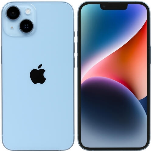 Смартфон Apple iPhone 14, 128Гб, синий (2 nano SIM) (Для других стран)