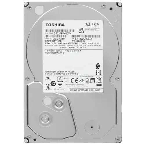 6 ТБ Жесткий диск Toshiba DT02-VH [DT02ABA600VH]