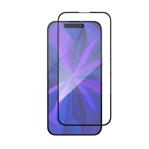 Стекло защитное 2.5D “vlp” A-Glass для iPhone 14Pro/15 с черной рамкой 1063001