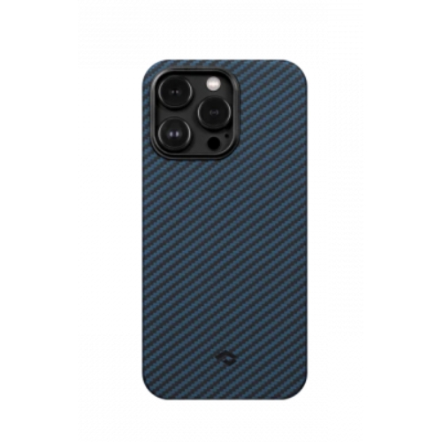 Чехол Pitaka MagEZ Case 3 для iPhone 14 Pro (6.1"), черно-синий, кевлар (арамид)