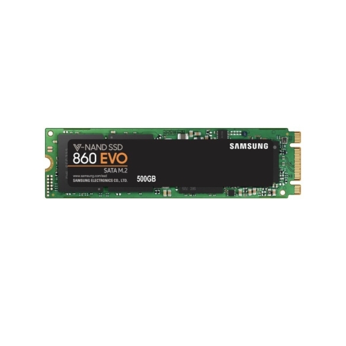 Накопитель SSD 500GB Samsung 860 EVO, MZ-N6E500BW, 3D, V-NAND MLC, MJX, M.2 SATA 6Gb/s, R550/W520, IOPs 97000