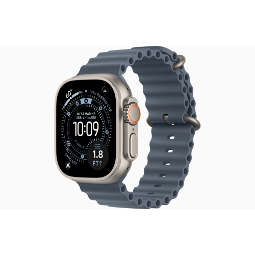 Смарт-часы Apple Watch Ultra 3, 49 мм, корпус Natural Titanium, ремешок Anchor Blue Ocean Band