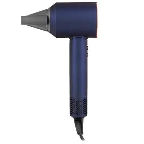 Фен Super hair dryer HD15 синий/золотистый