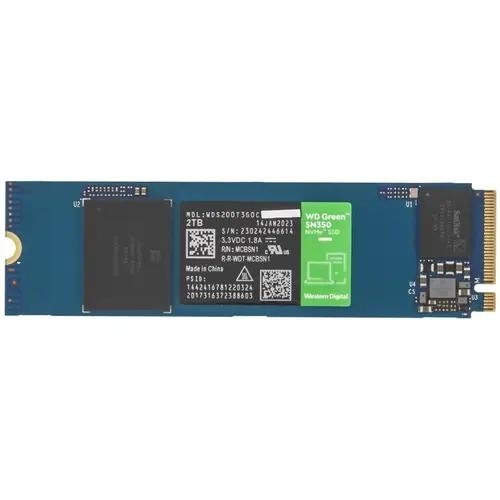 2000 ГБ M.2 NVMe накопитель WD Green SN350 [WDS200T3G0C]