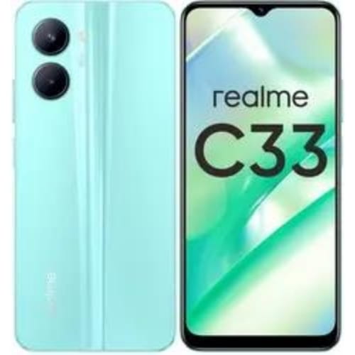 6.5" Смартфон realme C33 64 ГБ голубой