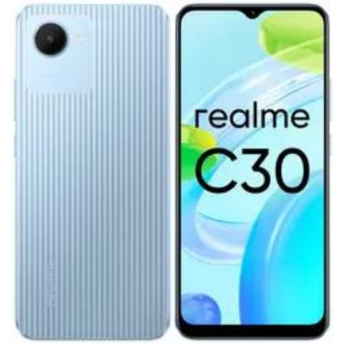 6.5" Смартфон realme C30 64 ГБ голубой