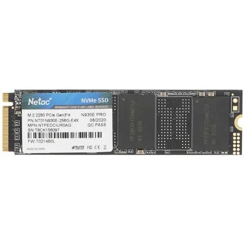 256 ГБ M.2 NVMe накопитель Netac N930E Pro [NT01N930E-256G-E4X]