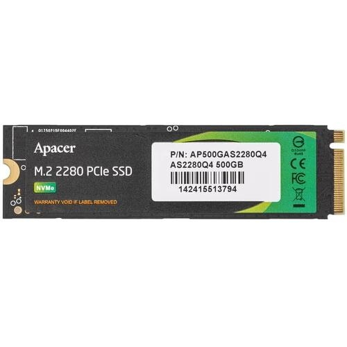 500 ГБ M.2 NVMe накопитель Apacer AS2280Q4 [AP500GAS2280Q4-1]