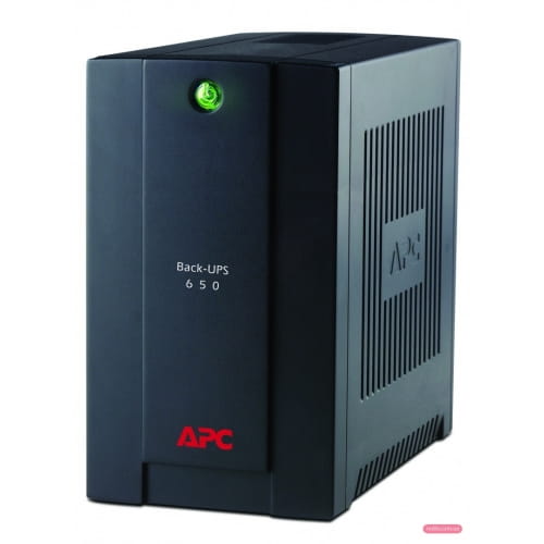 ИБП APC BX650CI-RS Back-UPS 650VA, 3 евророзетки, AVR, фильтр RJ11, USB, ПО 