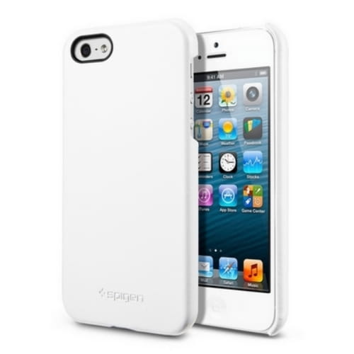 Накладка SGP SGP09602 Case Genuine Leather Grip для iPhone 5, Белый