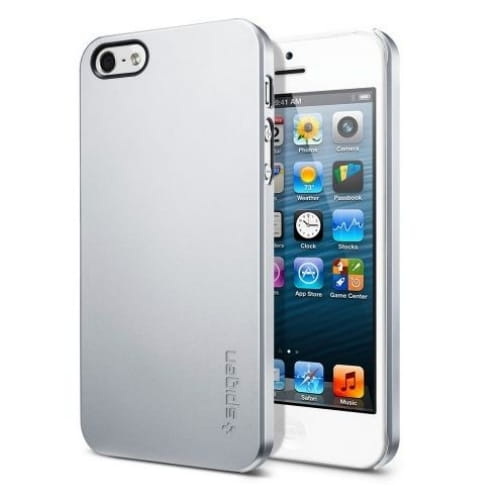 Чехол SGP SGP09538 Ultra Thin Air Metal Series для iPhone 5, Серебристый