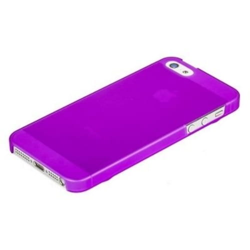 Накладка XINBO для iPhone 5, пластиковая, фиолетовая+ защитная пленка