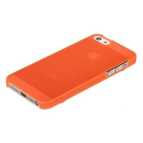 Накладка XINBO для iPhone 5, пластиковая, оранжевая+ защитная пленка