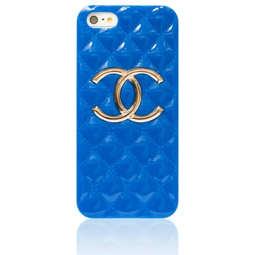 Чехол Chanel для iPhone 5S / 5 синий