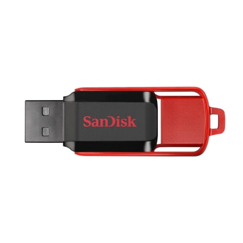 Флэш-накопитель 64GB SanDisk CZ52 Cruzer Switch, SDCZ52-064G-B35, USB 2.0, черный